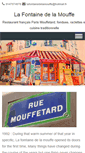 Mobile Screenshot of lafontainedelamouffe.com